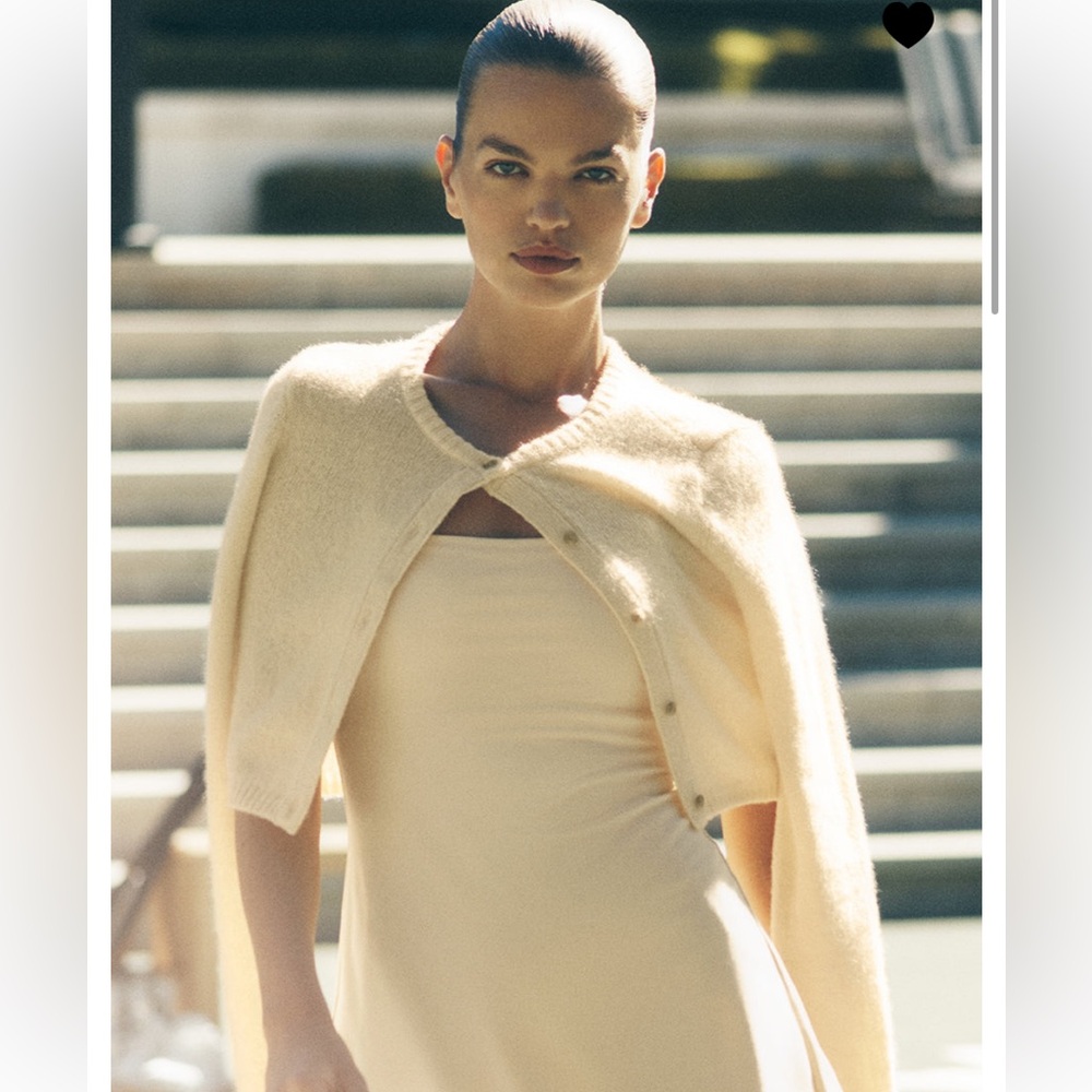 Alo Wool Cashmere Cardigan - Candlelight Yellow